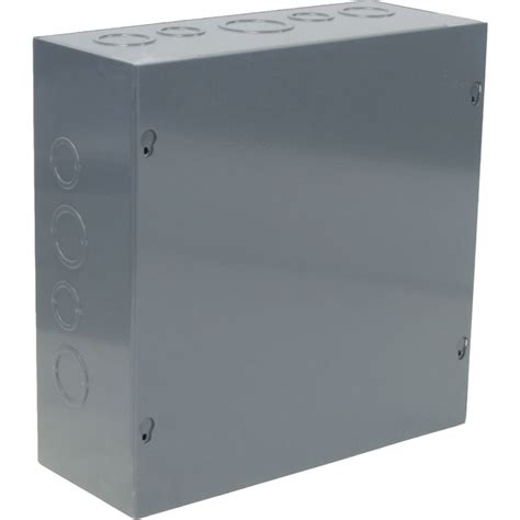 NEMA Type 1 Enclosure, Screw Cover, Painted Steel, 6 x 6 x 4 